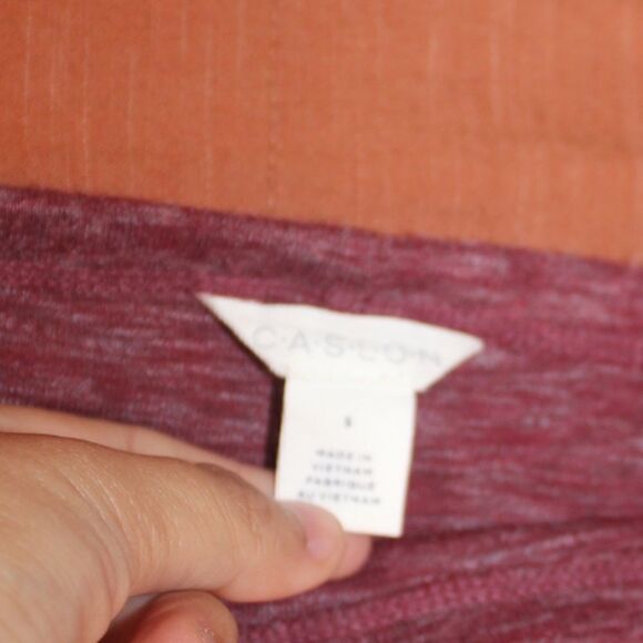 NEW Caslon Cozy knit Long Sleeve Wrap size Tie Midi Dress Women Size Small - Picture 8 of 13